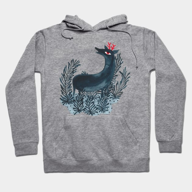 Deep sea deer Hoodie by zsalto